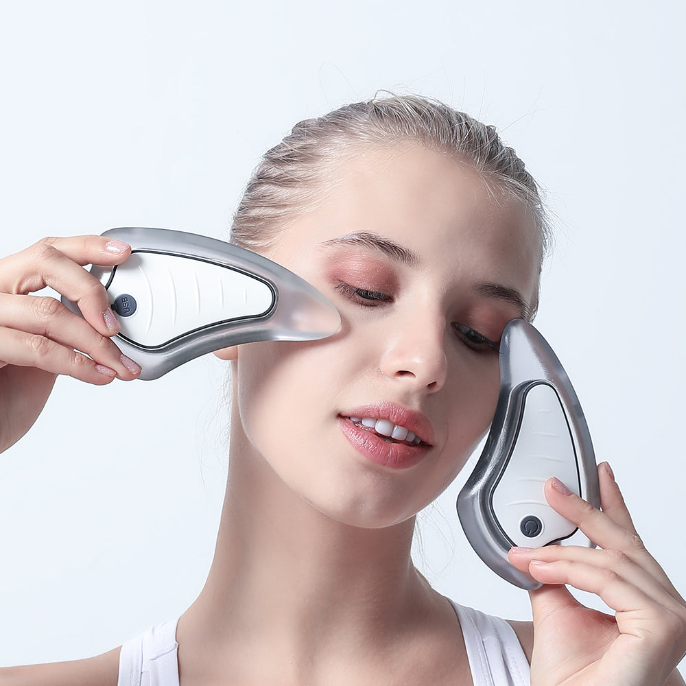 Heated Vibrating Gua Sha Facial Massager - product photo 2