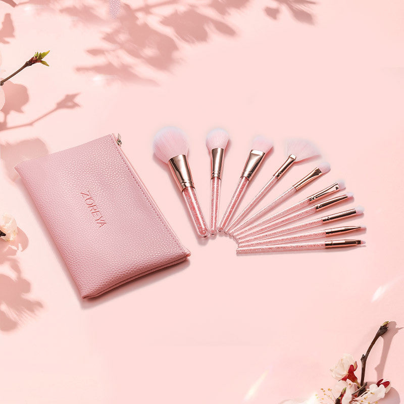 Flower Makeup Brush Set - product photo 3