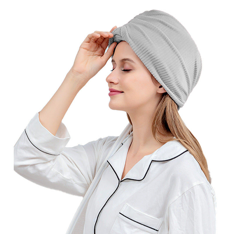 Heated air compression head spa massager