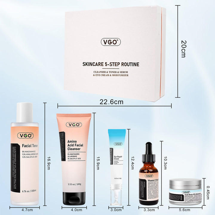 Complete 5 Step Skincare Routine Set - product photo 2