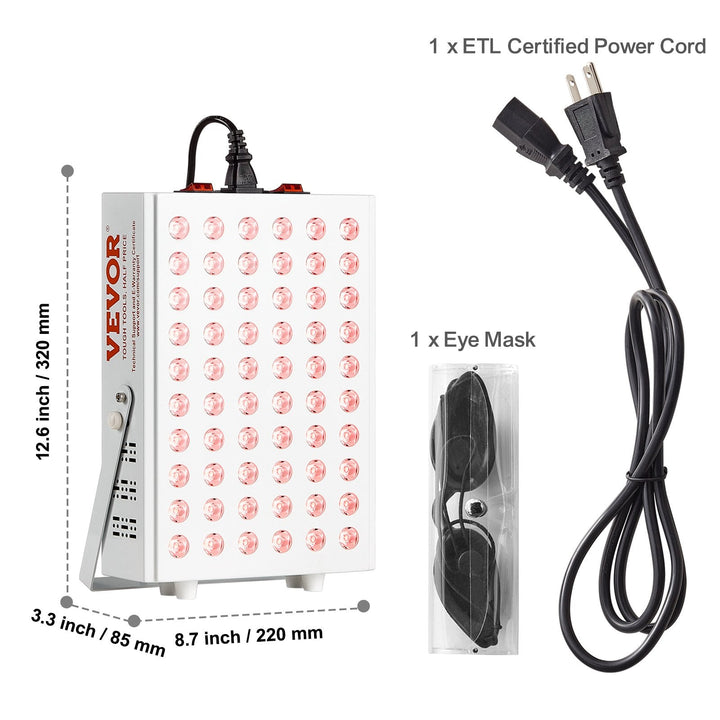 Dual Wavelength Red Light Panel - product photo 5