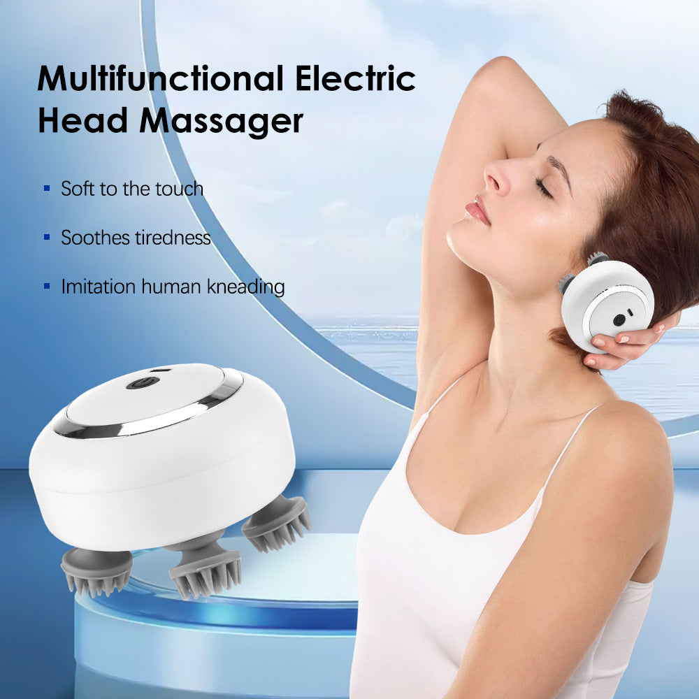 3-Speed Infrared Scalp Relaxation Massager with red light