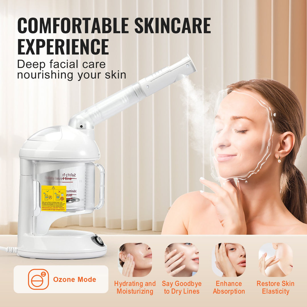 Facial steam mode with nano-ionic mist