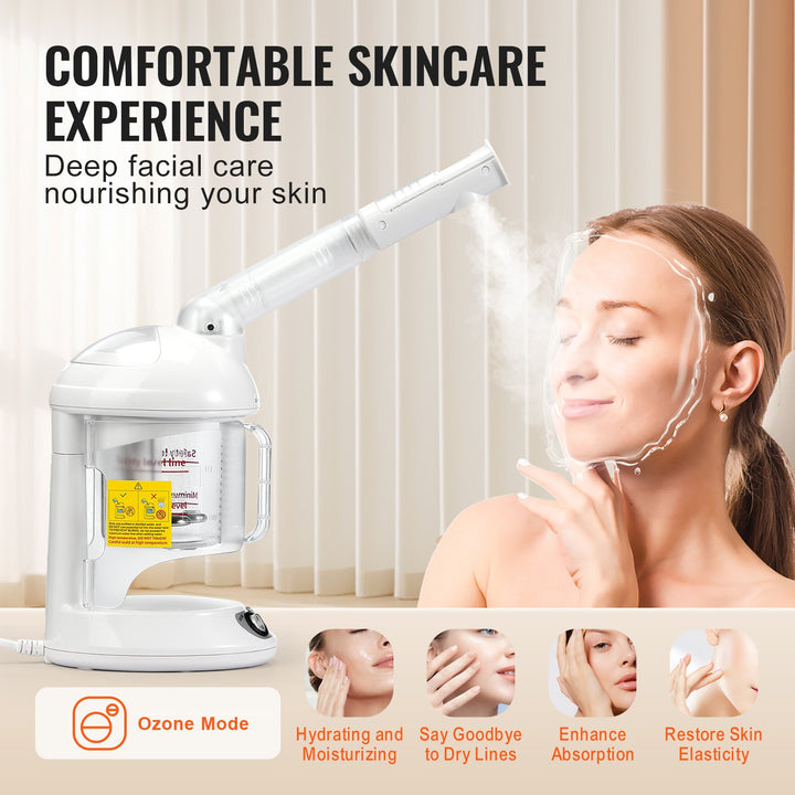 Facial steam mode with nano-ionic mist